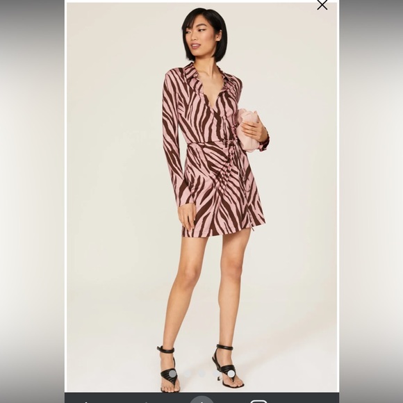 The Andamane Mini wrap dress - Picture 3 of 8